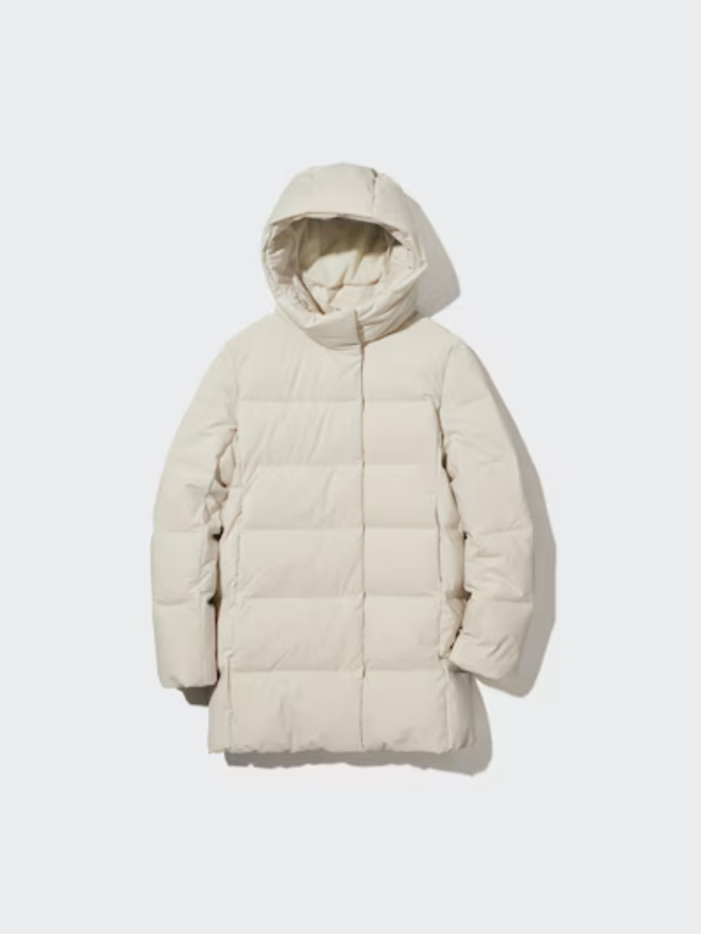 Uniqlo Seamless Down Long Coat Hooded Puffer Jacket XS